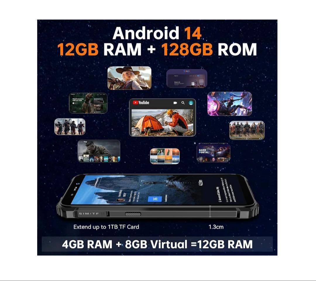 OUKITEL WP32 16GB+128GB ブラック - メルカリ