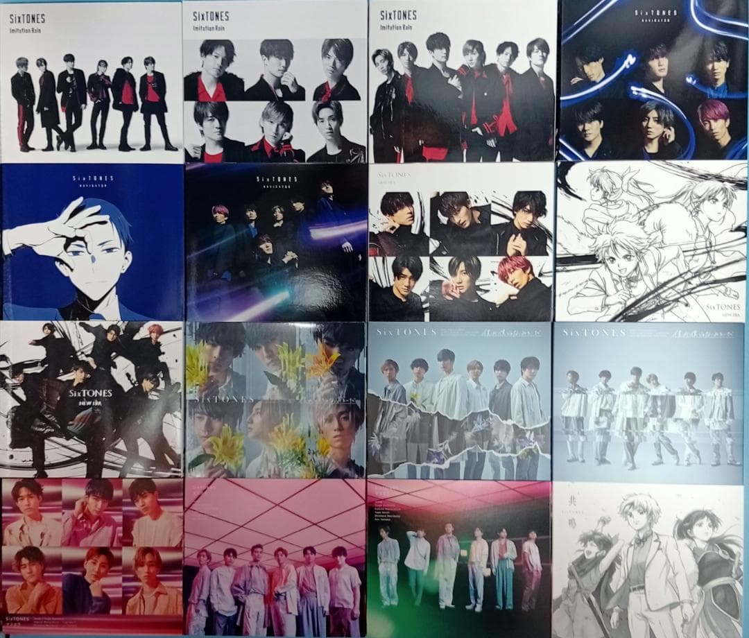 特典推しグッズ SixTONES CD 全アルバム 全シングル コンプ 63点