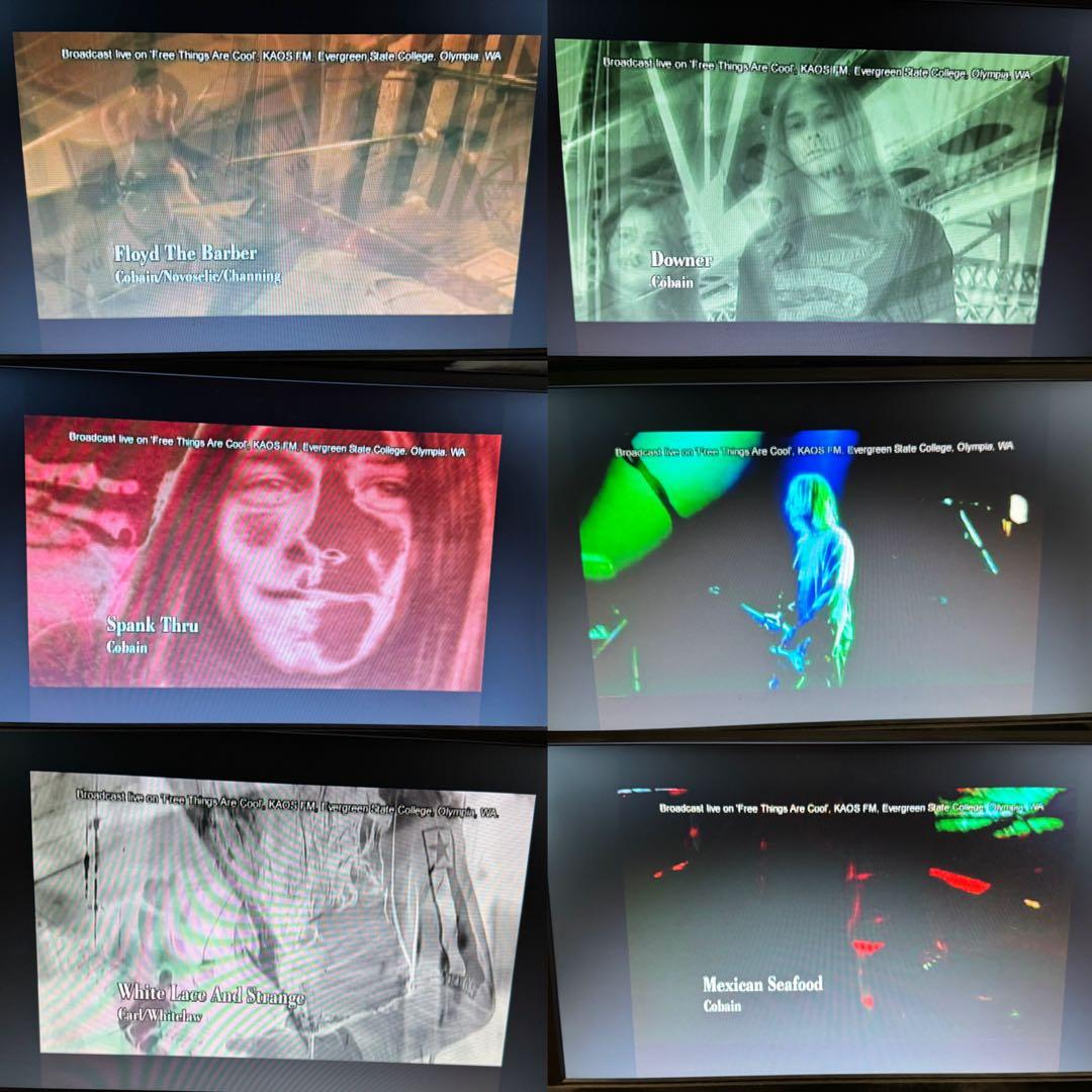 ニルヴァーナ　/ ライヴ・オン・エア　DVD 動作確認済