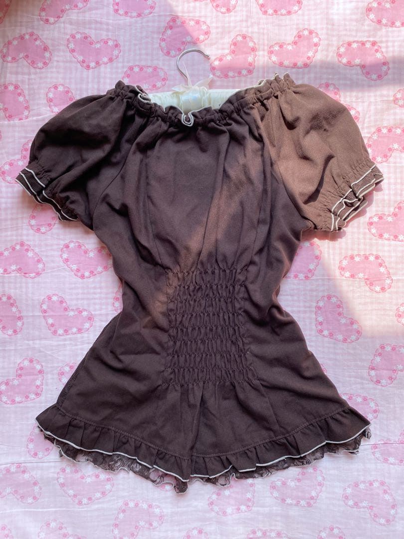 axes アクシーズ y2k 00s coquette 編み上げリボンᥫ᭡ - メルカリ