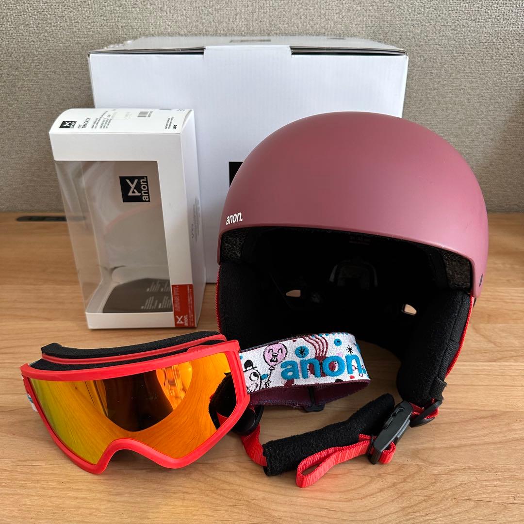 アノン キッズ用ヘルメット&ゴーグル　アジアンフィット アノン キッズ用ヘルメット&ゴーグル アジアンフィット anon 【15日