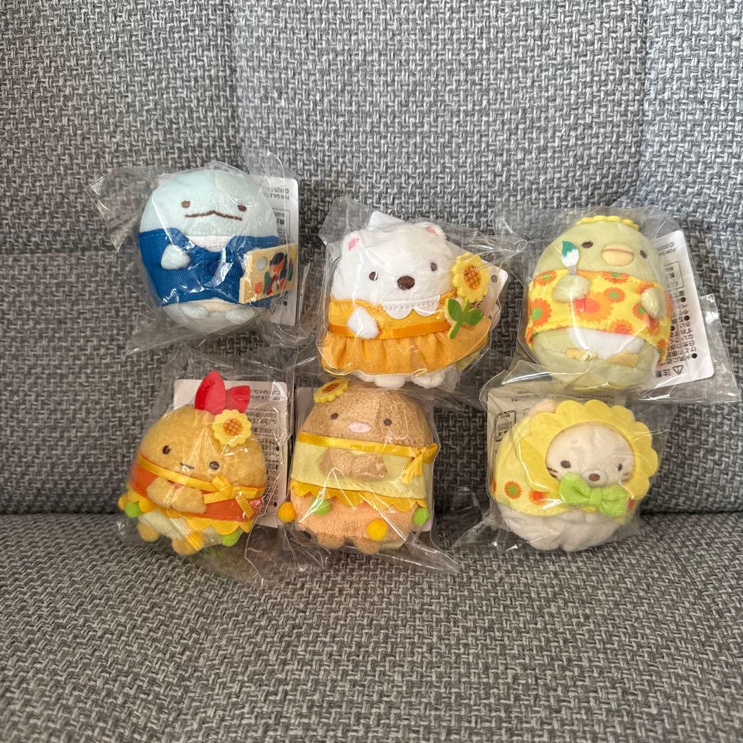 ゴッホ展 限定 すみっコぐらし てのりぬいぐるみ 6点セット - メルカリ