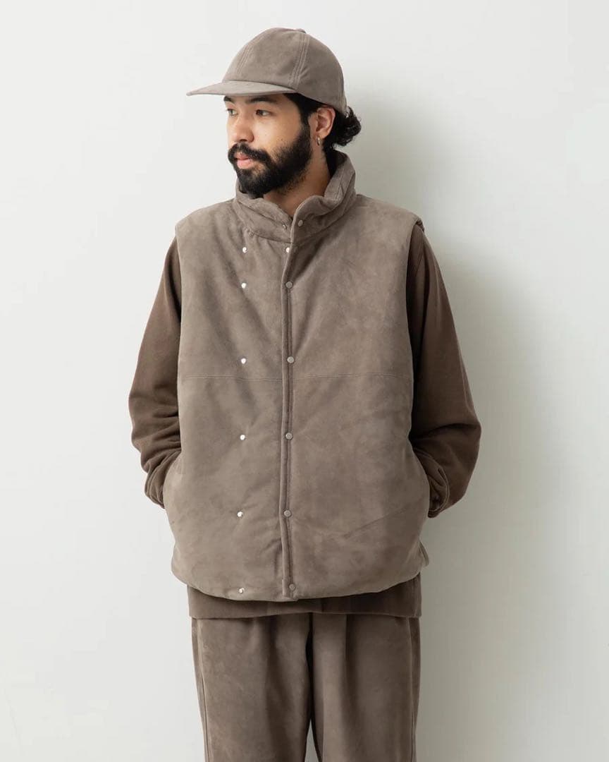 nonnative HIKER PUFF VEST SHEEP LEATHER - メルカリ