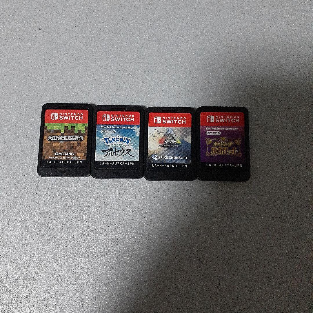 スイッチゲーム4本セットポケモン （バイオレット、アルセウス
