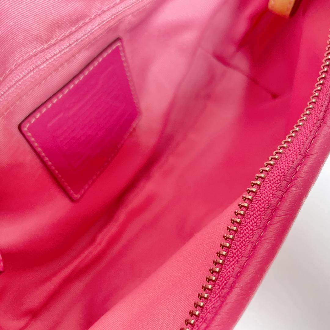 ときめきを運ぶ大人のピンク✨COACH オプティック シグネチャー