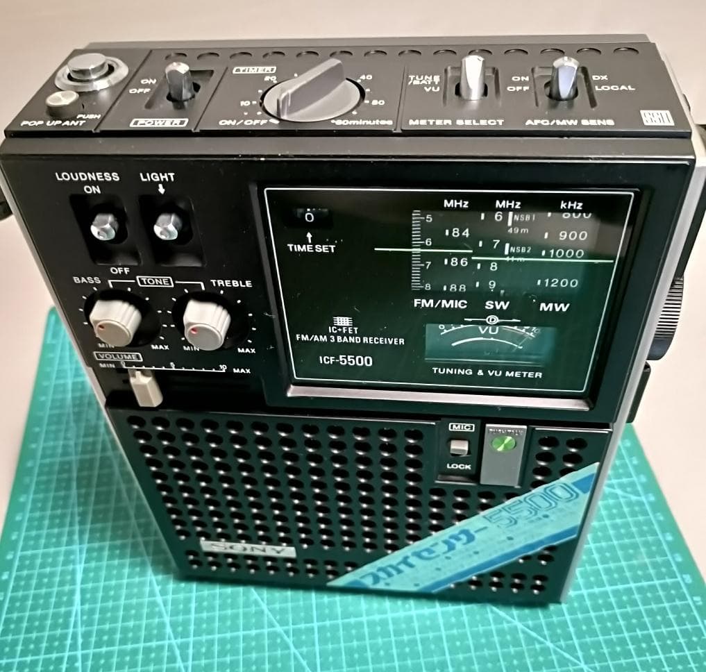 け*0様 SONY ソニー ICF-5500 BCLラジオ スカイセンサー 昭和