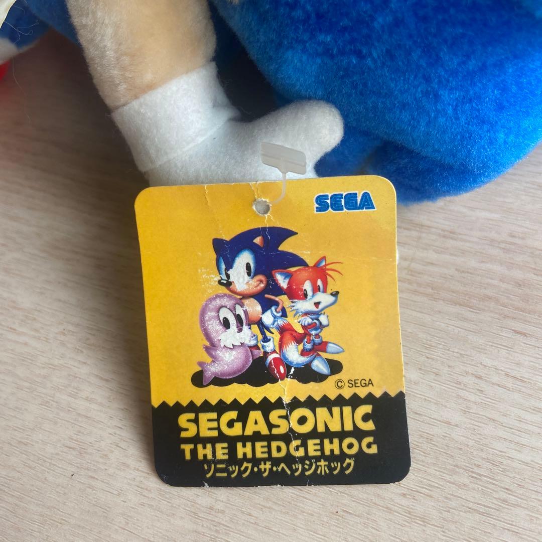 セガハイテクパーク景品 ソニック ぬいぐるみ SEGA 平成レトロ 非売品