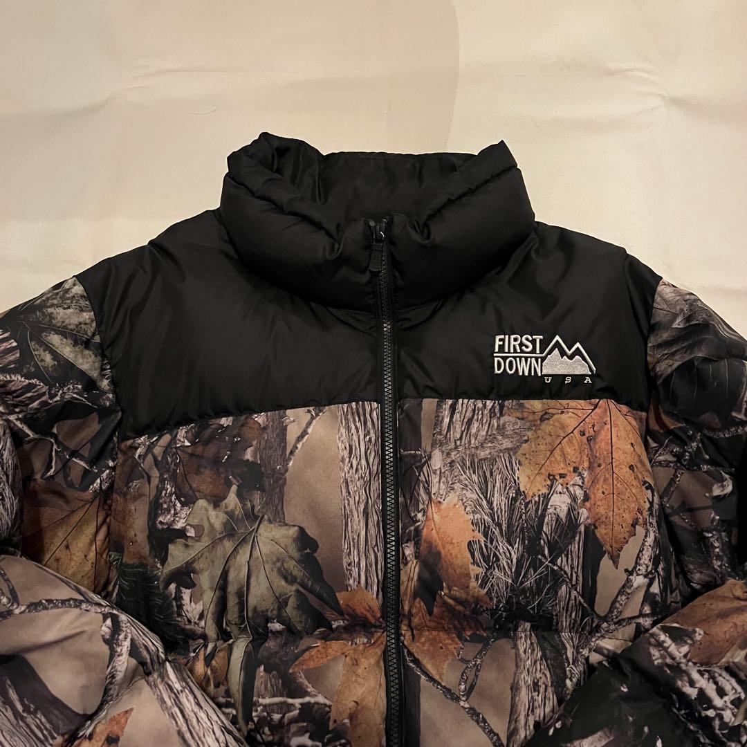 ファーストダウン ダウンジャケット リアルツリーカモ 迷彩 ヌプシ