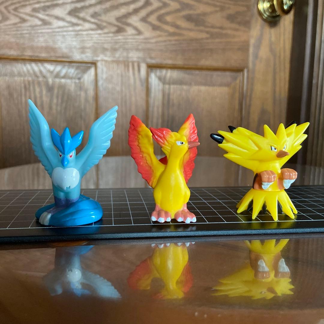 初期 【ポケモンキッズ】指人形 サンダー ファイヤー フリーザー