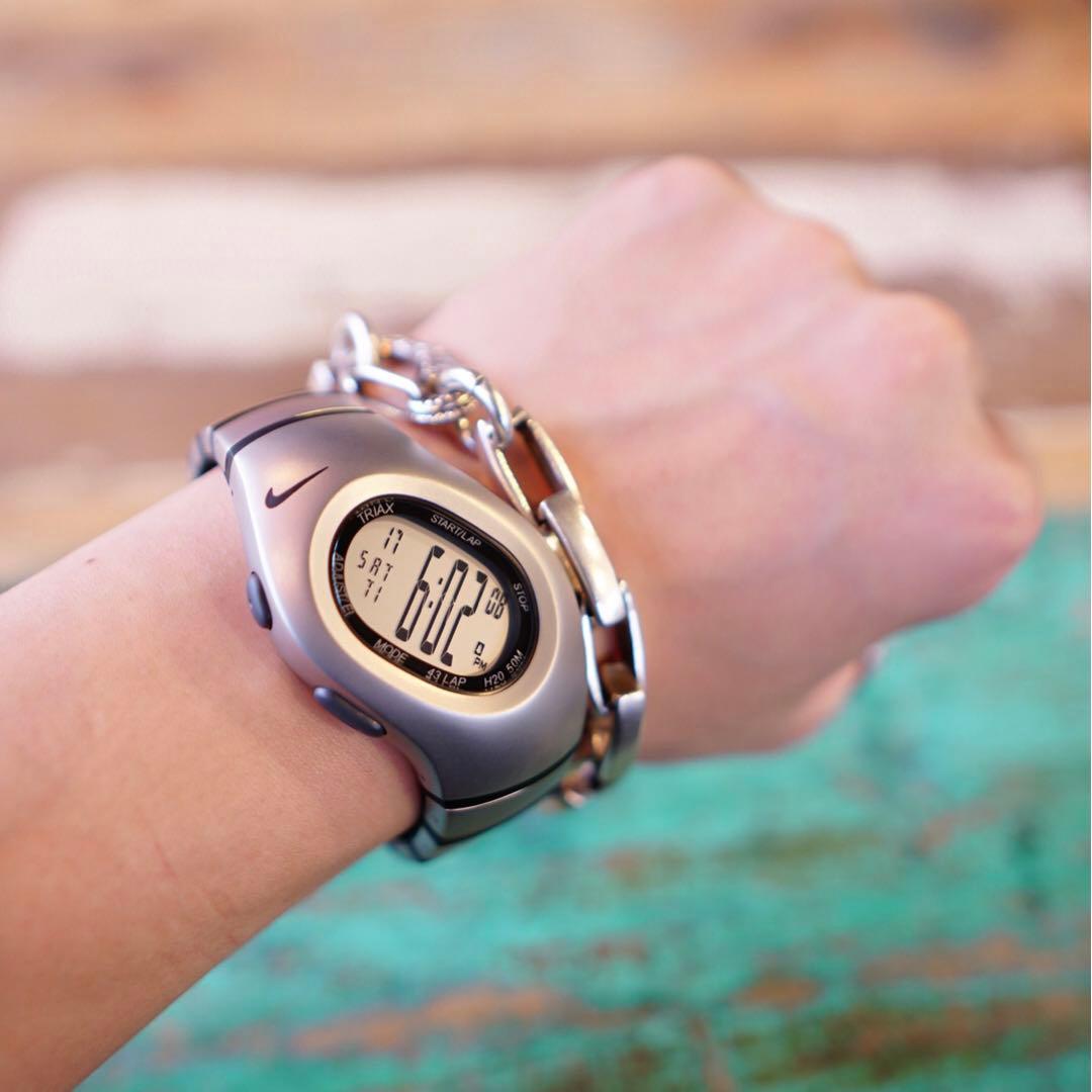 超希少 極美品】 NIKE 00s TRIAX フルメタル 腕時計 時計 - メルカリ