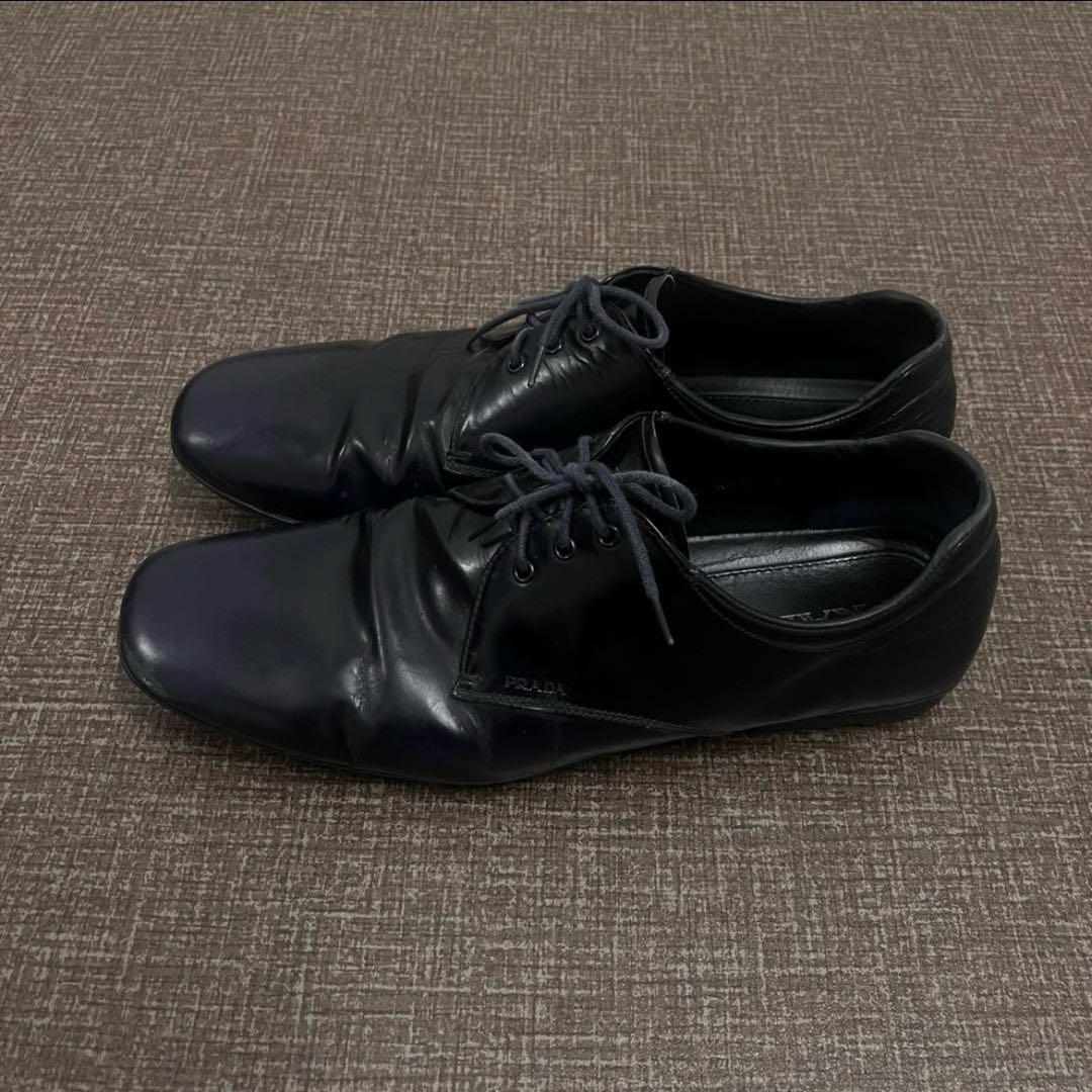 靴 PRADA archive leather shoes 27.5cm