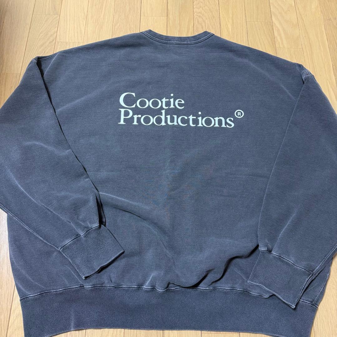 クーティー COOTIE Pigment Dyed Sweat Crew XL - メルカリ
