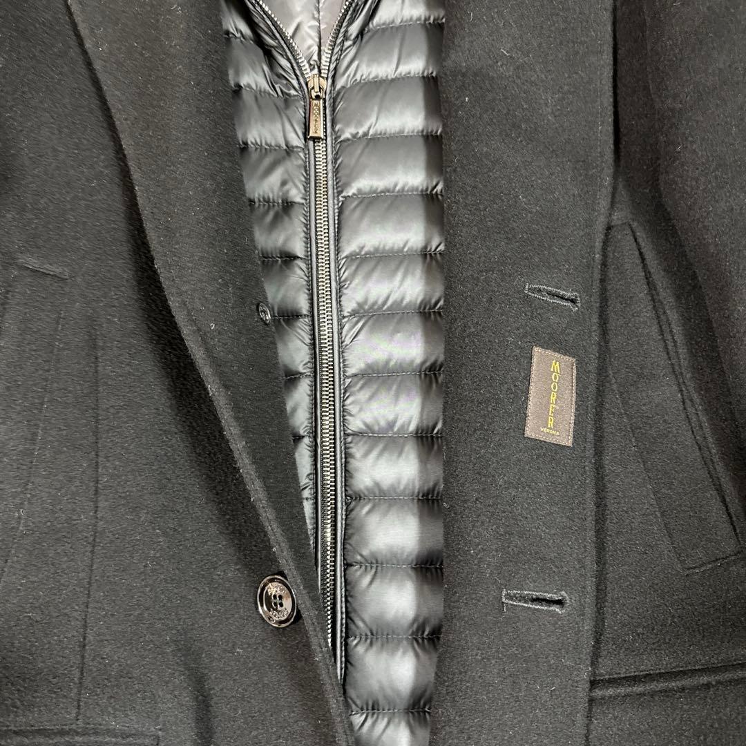 MooRER】DUCALE ウールカシミア ダウンチェスターコート 46 - メルカリ