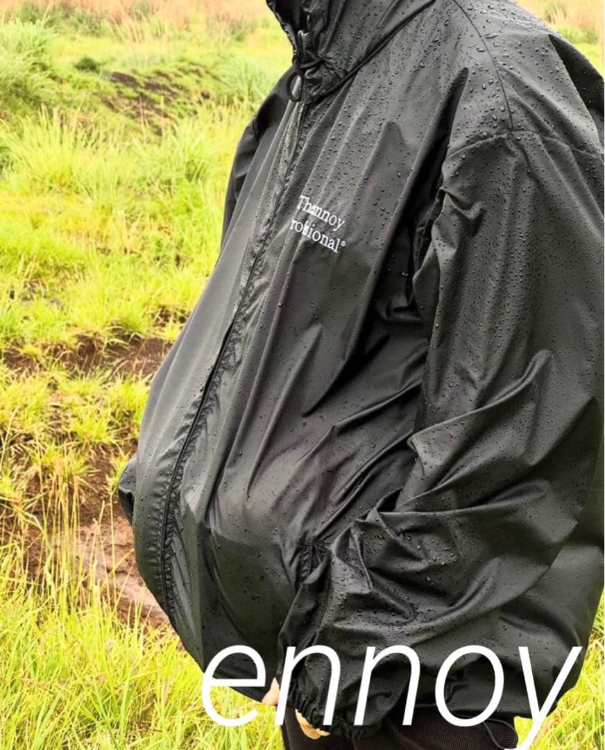 ENNOY PACKABLE NYLON JACKET 黒 L - メルカリ
