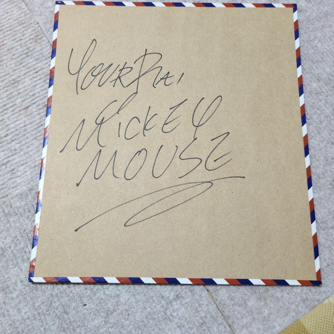 ミッキーマウス サイン レア - メルカリ
