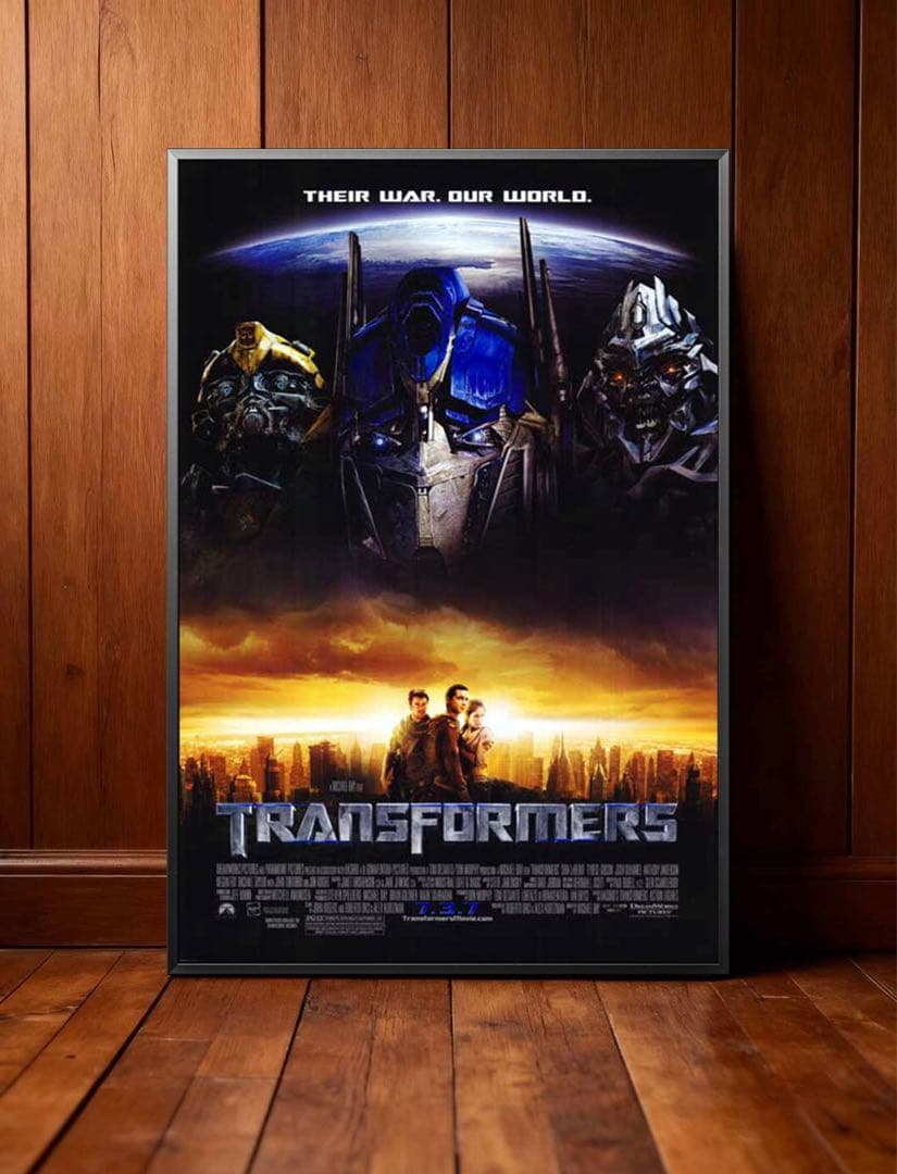 枚数限定*映画館用両面印刷ポスターUS版:トランスフォーマー - メルカリ