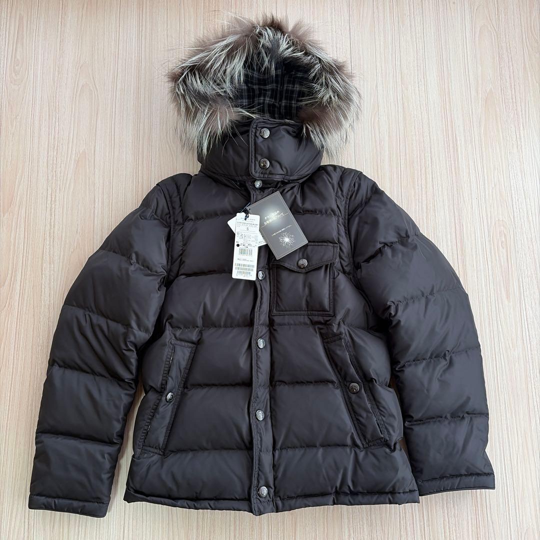 新品 バーバリーブラックレーベル ダウンジャケット Sサイズ 三陽商会 未使用 バーバリーブラックレーベル ダウンジャケット メンズ SIZE S (S