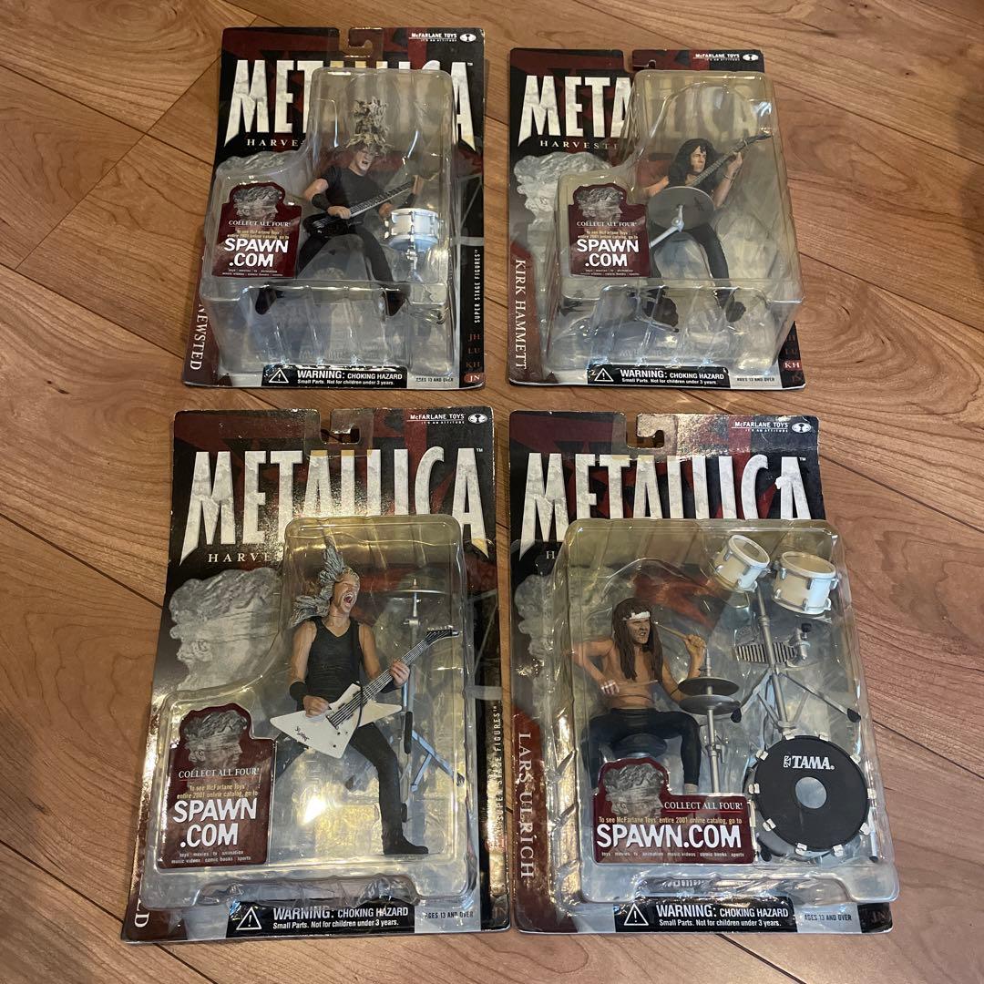 未開封メタリカ マクファーレン トイズ Metallica フィギュア4体セット