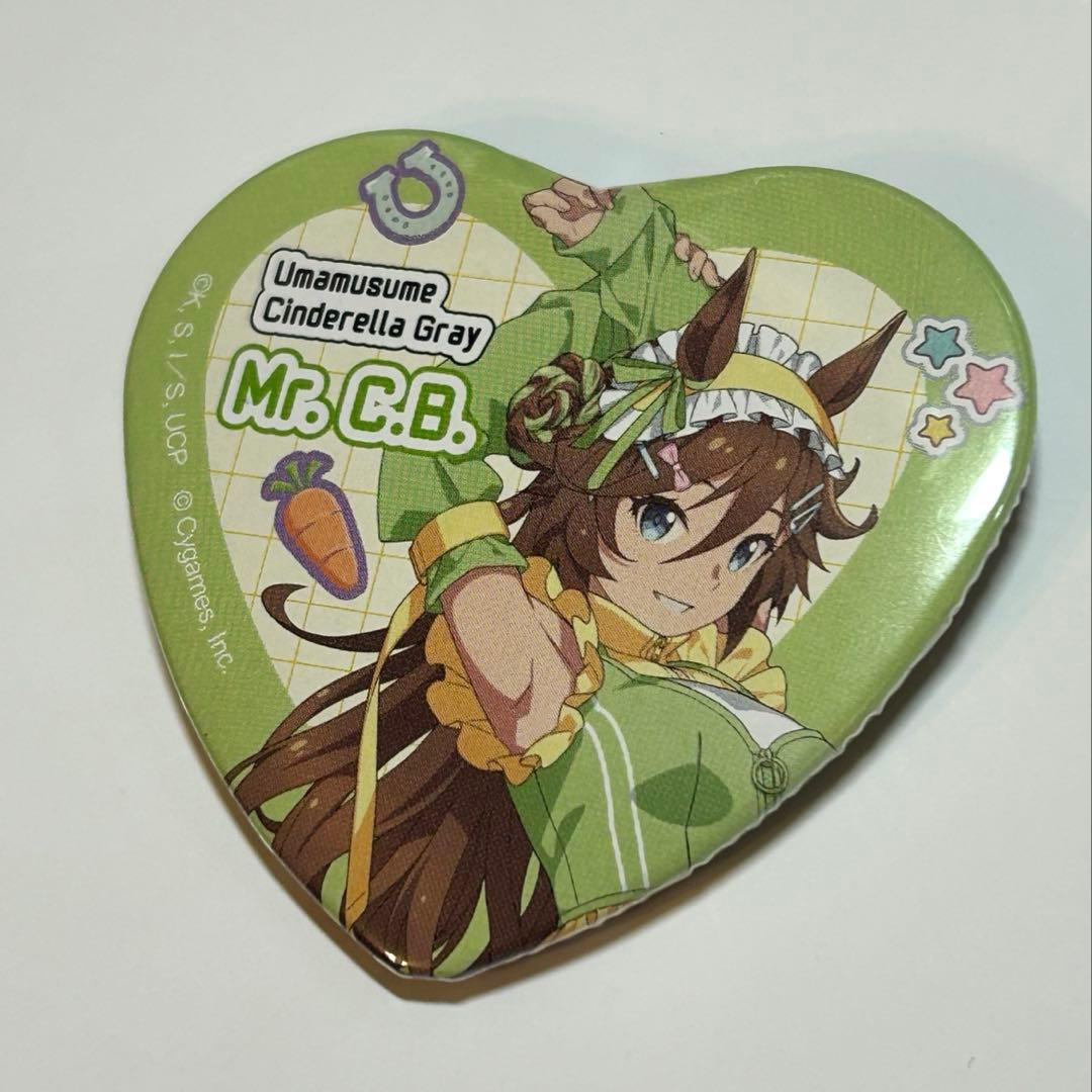 ミスターシービー ハート缶バッジ ウマ娘 シンデレラグレイ 秋葉原