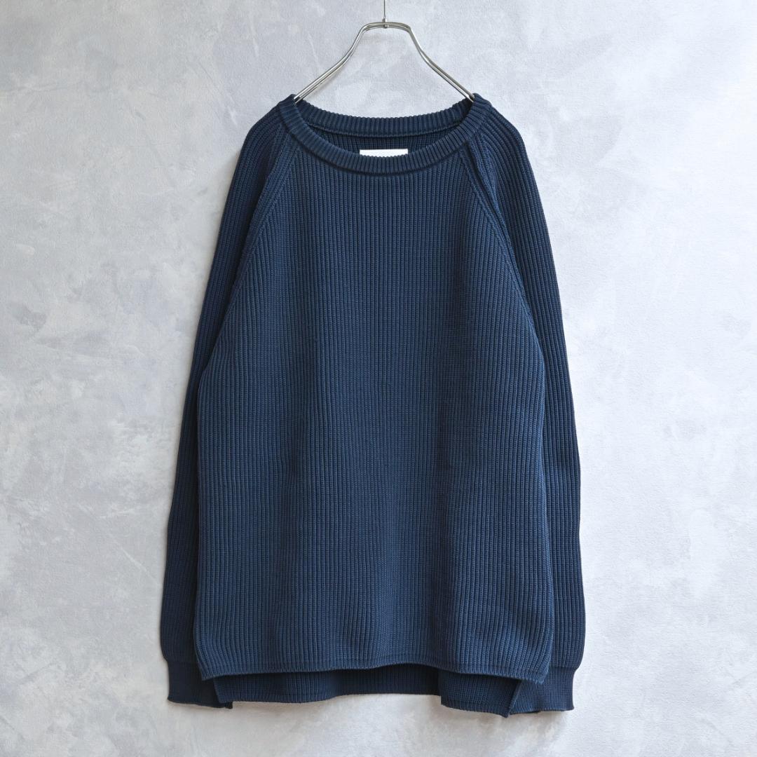 nanamica 5G Crew Neck Sweater 畦編み 春ニット - メルカリ
