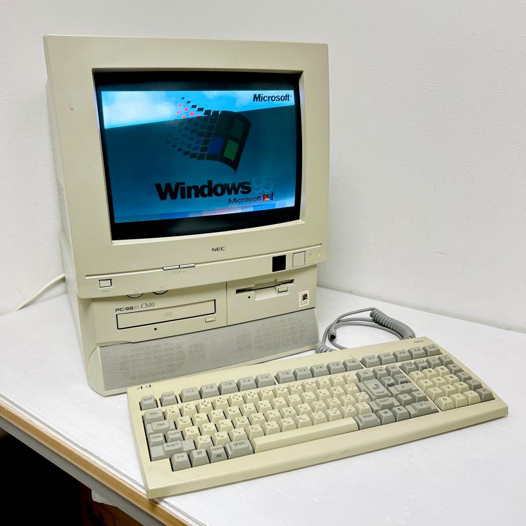 通電のみ 希少 NEC Windows95 PC-9821Cb10/T - メルカリ