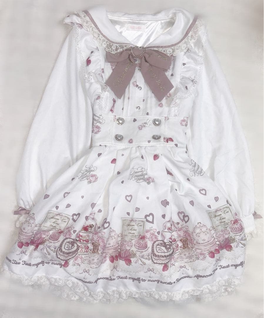 LIZ LISA Many Hearts Afternoontea柄 ワンピース - メルカリ