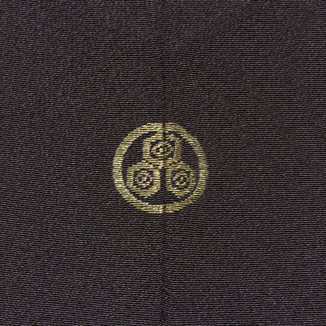 D85 訪問着 蔦の葉 菊 金駒刺繍 縫い紋 正絹 着物 袷 極美品 - メルカリ