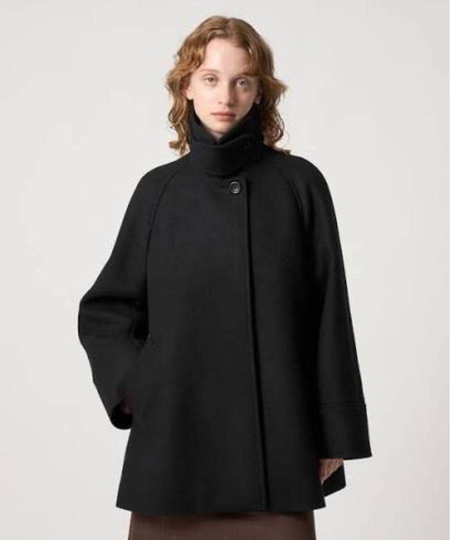 steven alan ステンカラーコート　ブラック　M STEVEN ALAN（スティーブンアラン） ステンカラーコート コート