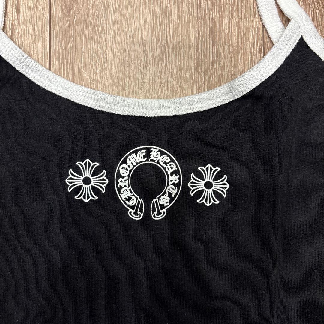 お福《新品未使用》クロムハーツ　レディース　キャミソール L ブラック