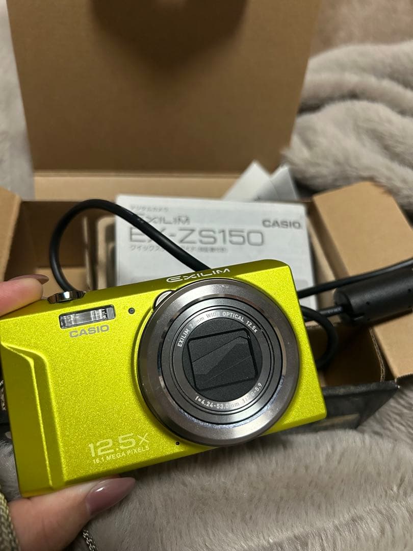 週末限定値下げ！ 美品 デジカメ CASIO EX-ZS150 グリーン Amazon | CASIO デジタルカメラ EXILIM 1610万画素 12.5倍 グリーン EX