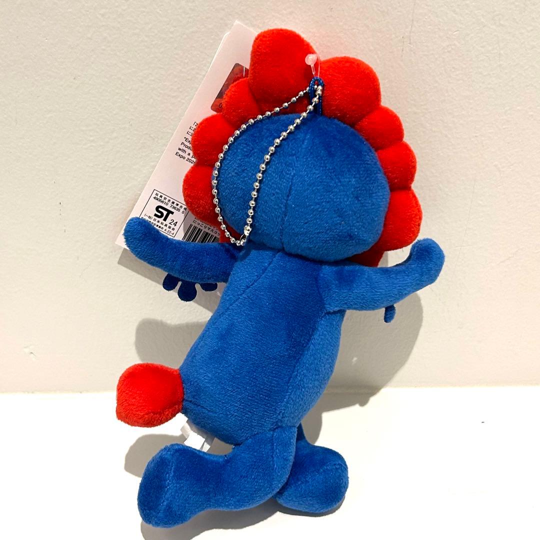 万博 ミャクミャク 笑顔 ニコニコ にっこり スキップ ぬいぐるみ