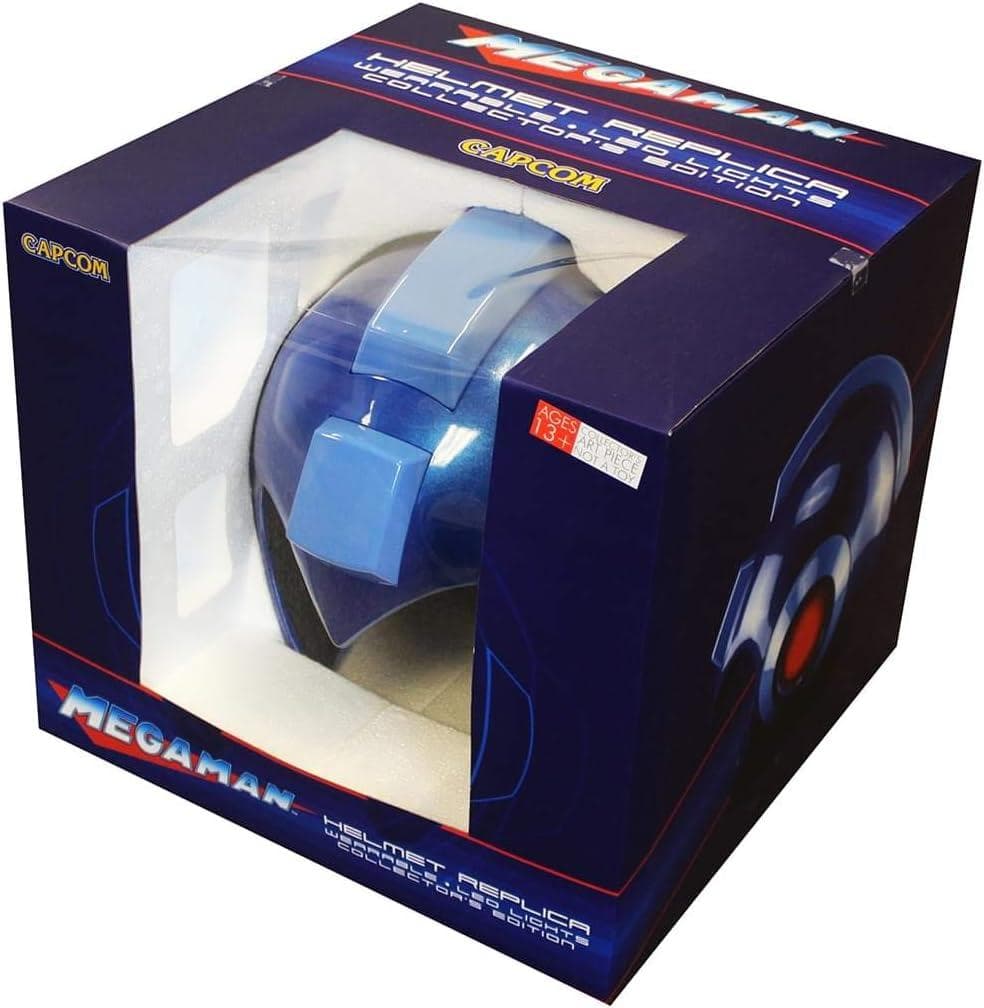 ロックマン（MEGAMAN）ヘルメット（箱付き） 送料込み オマケ付き