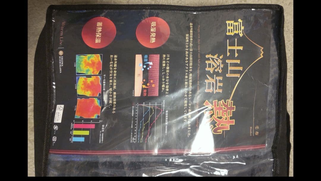 昭和西川 富士山溶岩熱毛布 グレー - メルカリ