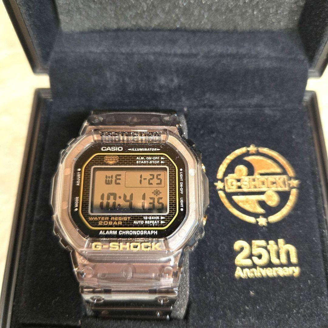 極美品 G-SHOCK DW-5025D 25周年限定 ゴールド メタルケース G-SHOCK DW-5025D 25周年限定 ゴールド メタルケース 【公式通販】