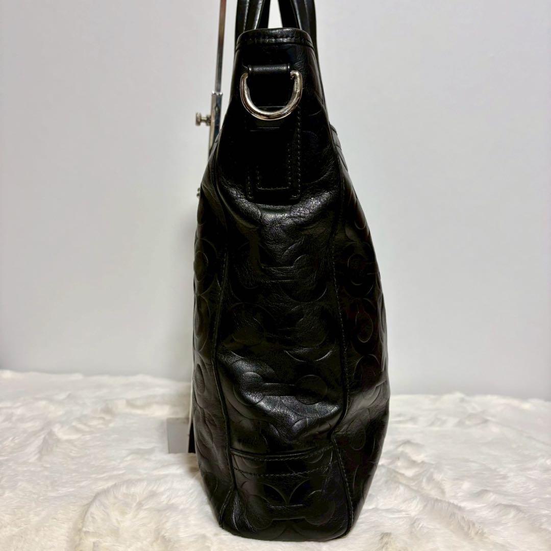 美品】COACH コーチ70253 オプアートビジネスバッグ 2way A4