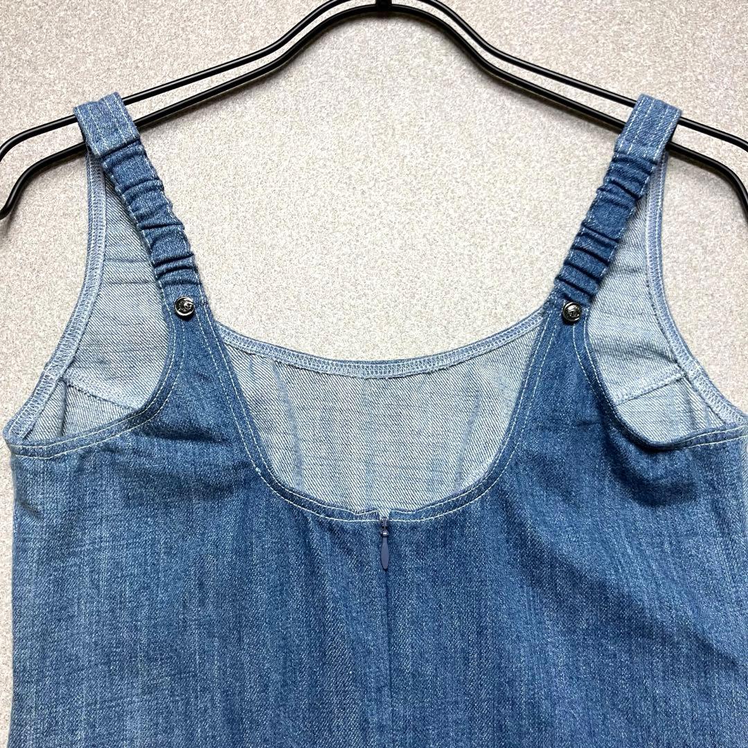 CHANEL デニム キャミソール ココマークノースリーブカットソー シャネル