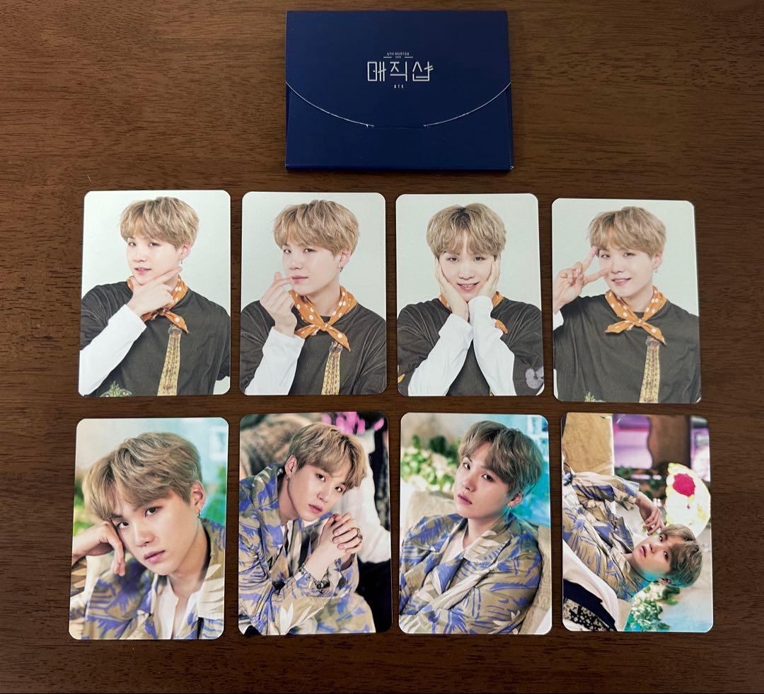 BTS 公式 マジックショップ ユンギ SUGAミニフォト トレカ コンプ