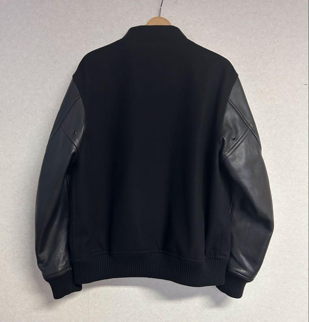 Beams オールブラック レザー スタジャン アワードジャケット cootie