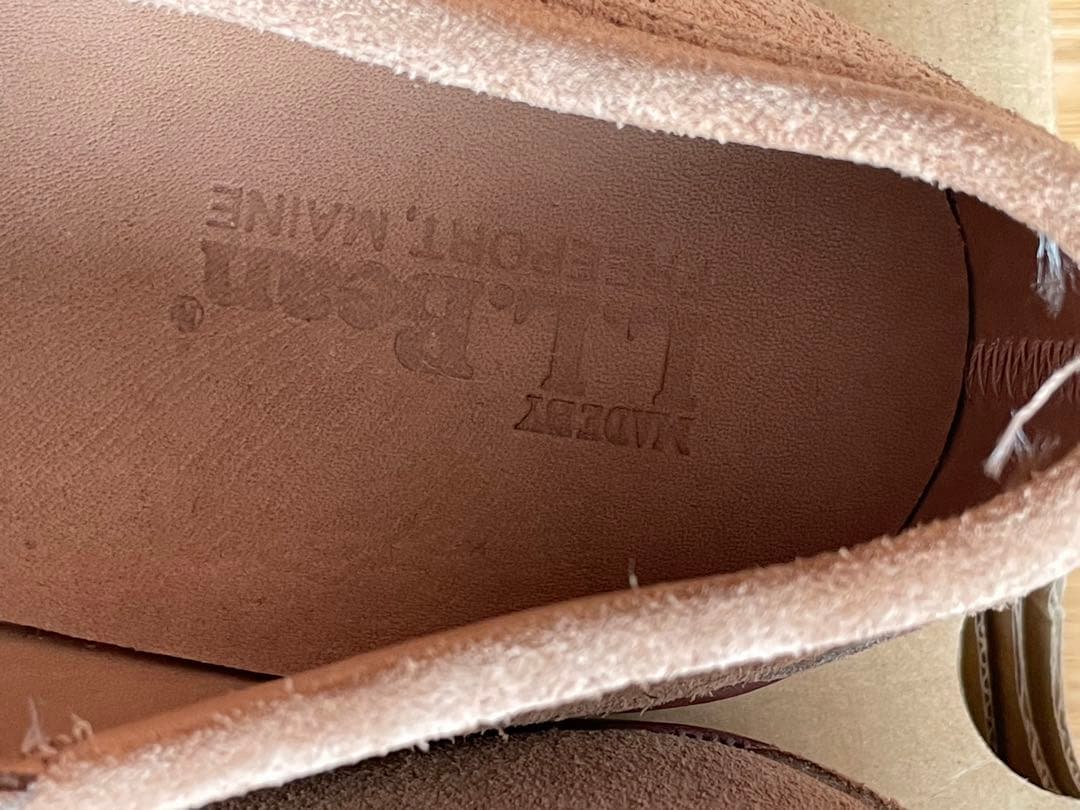 デッドストック ヴィンテージ エルエルビーン ベージュ スエード 28.5cm