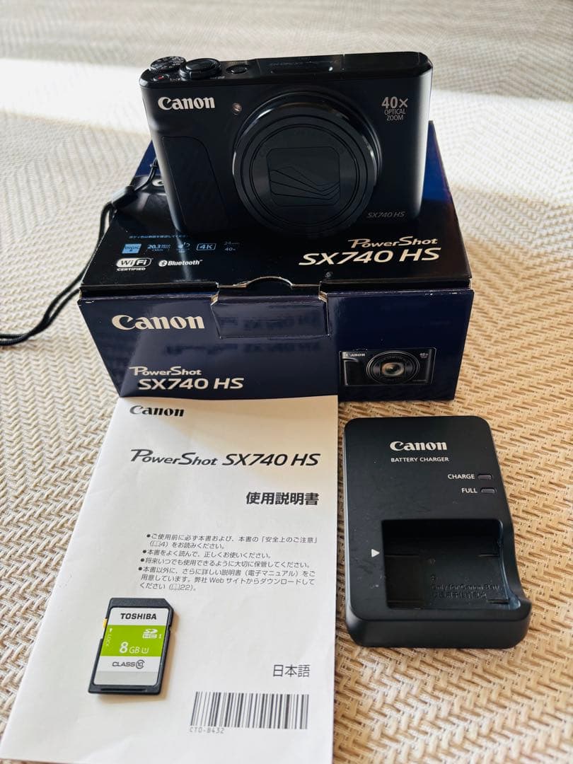 デジタルカメラ Canon PowerShot SX740 HS BK PowerShot SX740 HS □納期約3ヶ月:コンパクトデジタルカメラ 通販