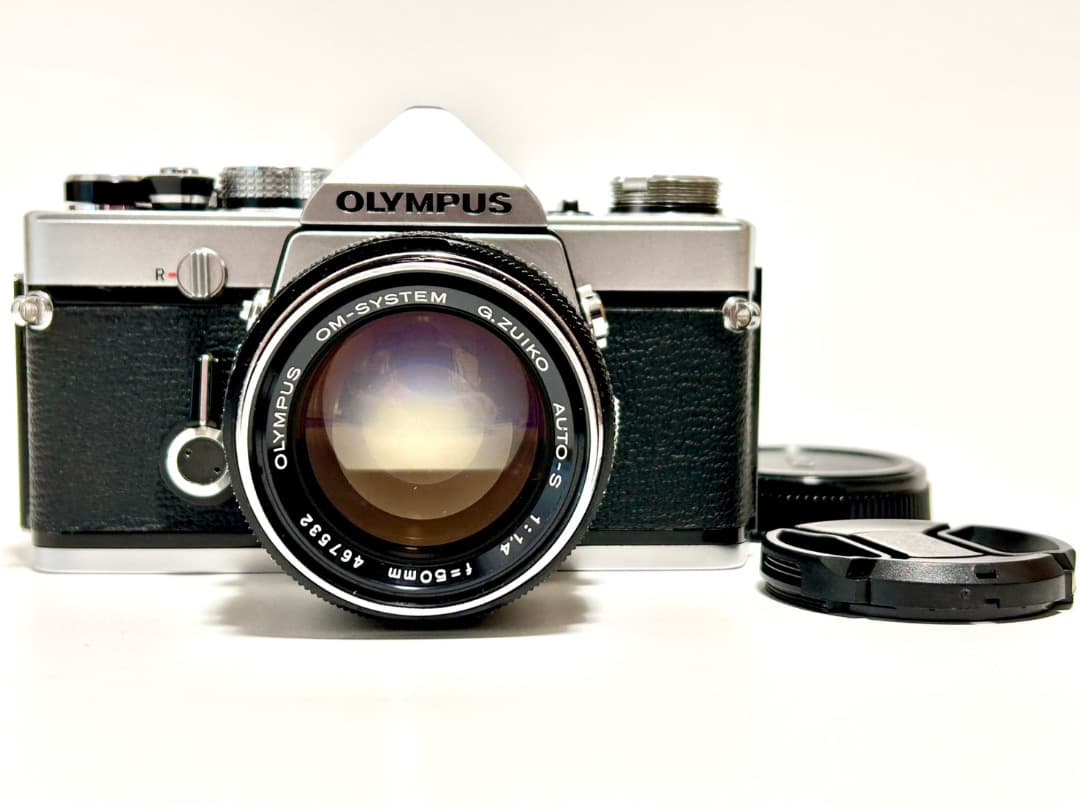 美品☆露出計,ストロボ以外完動 OLYMPUS OM-1 + 50mm F1.4 - メルカリ