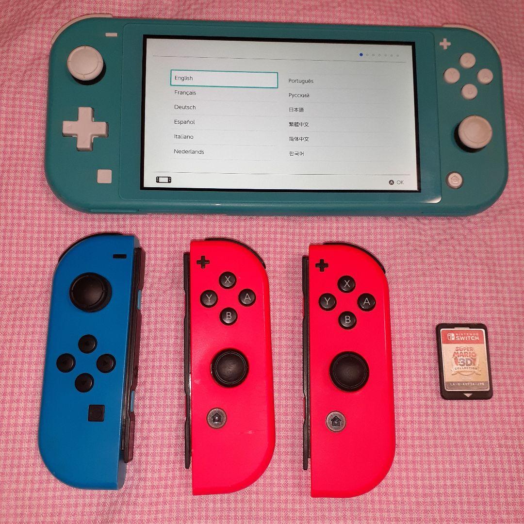 ジャンク！Switch Lite 純正ジョイコントローラー オマケソフト付き。 Nintendo Switch ジョイコン 純正 片方 左 右 スイッチ コントローラー