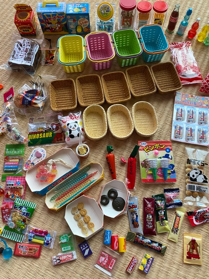 ⑨ ぷちサンプル ぷち駄菓子屋さん リーメント ミニチュア - メルカリ