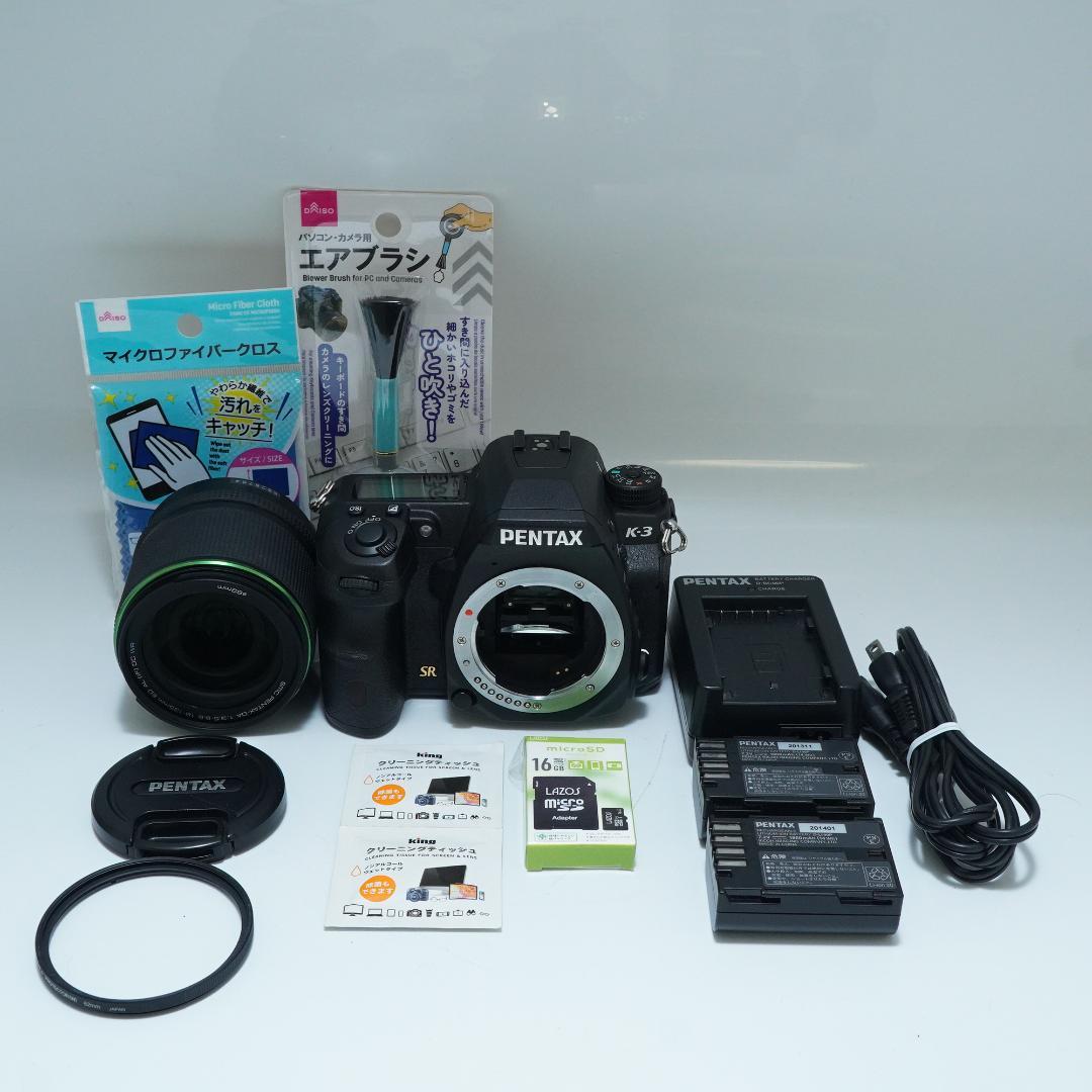 PENTAX ペンタックス K-3 レンズセット シャッター数3,559 枚 - メルカリ