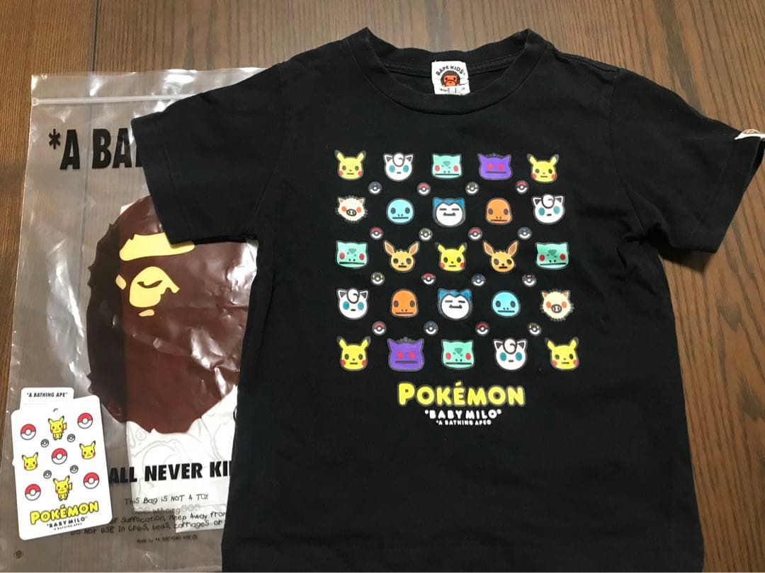 希少品　BAPE KIDS ポケモン　Tシャツ　110cm BAPE x Pokémon x Isetan Shinjuku Collaboration | Hypebeast