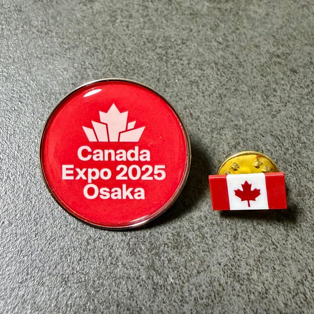 大阪関西万博 カナダ館 ピンバッジ 2点セット 非売品 EXPO2025 - メルカリ