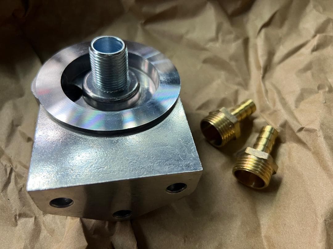 ハーレーオイルフィルター 移設ブラケット アルミ製 送料無料 - メルカリ