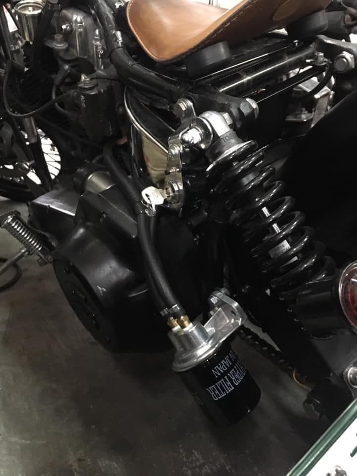 ハーレーオイルフィルター 移設ブラケット アルミ製 送料無料 - メルカリ