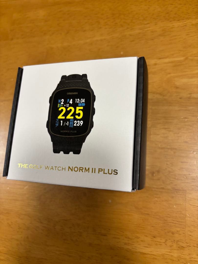 GREENIN ゴルフウォッチ NORM II PLUS ホワイト GPSゴルフナビゲーション ザ・ゴルフウォッチ ノルム2プラス THE GOLF