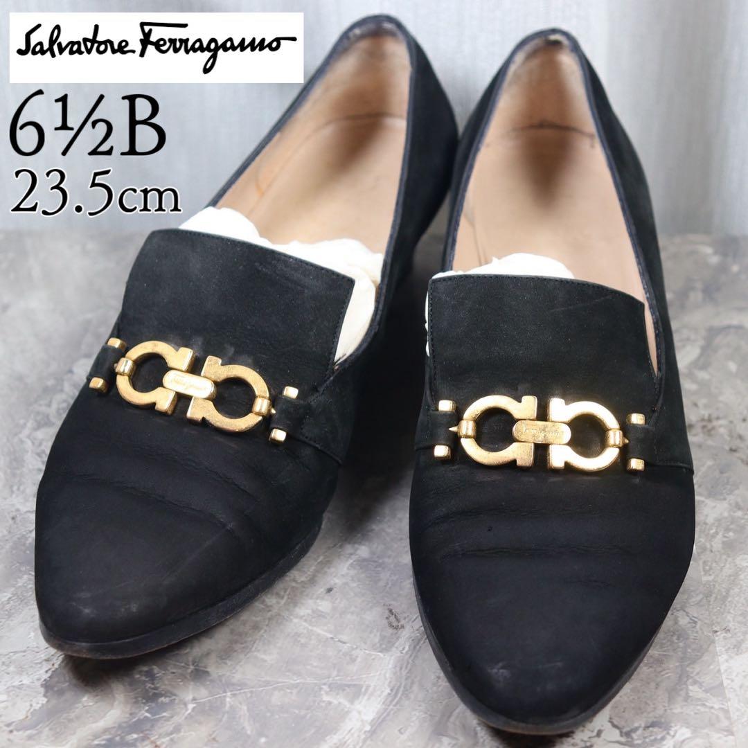 美品】サルヴァトーレフェラガモ 23.5 ローファー パンプス ガンチーニ